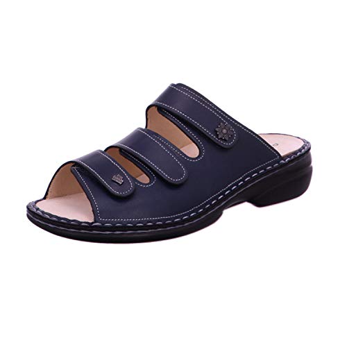 Finn Comfort Pantuflas Menorca Soft para mujer., marrón, 36 EU Weit