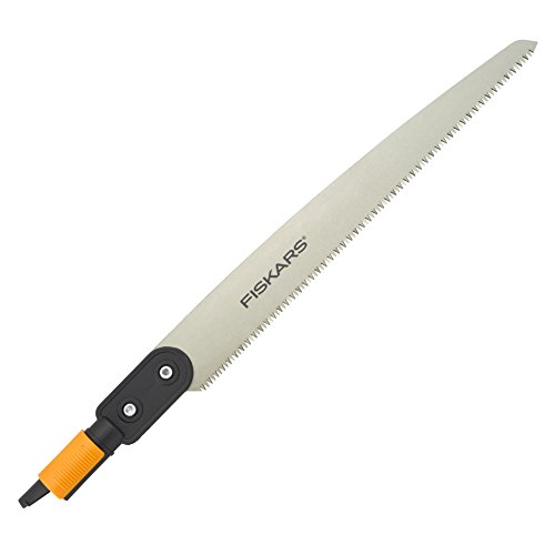 Fiskars Sierra recta, Longitud: 52 cm, Acero templado, Negro/Naranja, 1000692