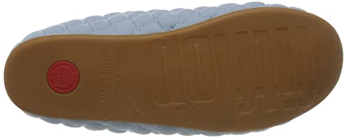Fitflop Chrissie Slipper Padded, Pantuflas Mujer, Niebla Azul, 38 EU