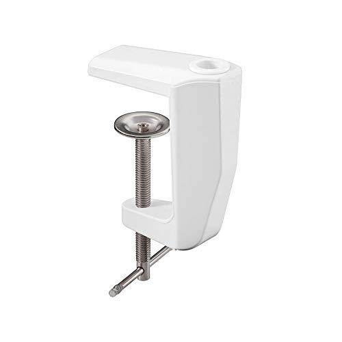 Fixpoint 77460 Abrazadera de mesa de repuesto para la lupa de aumento, 0 mm - 60 mm, Metal sólido, Color Blanco