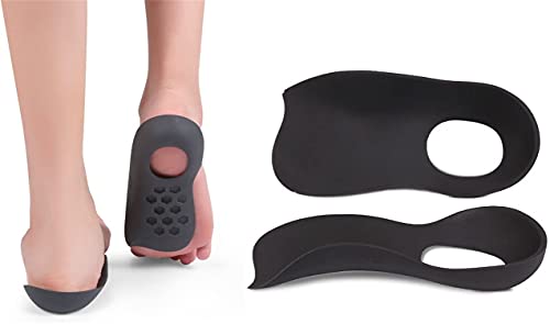 Flat Foot Orthopedic Insoles, Flatfoot O-Type Leg Foot Valgus Correction Shoe Insert,Arch Supports Relieve Plantar Fasciitis,for Fallen Arches Flat Feet Plantar Fasciitis (White, M（35~39）)