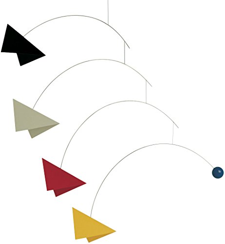 Flensted Mobiles Fatamorgana Móvil de Acero, Multicolor, 60 x 60 cm