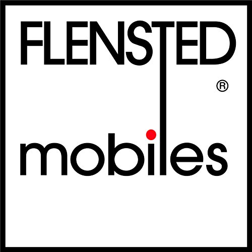 Flensted Mobiles Fatamorgana Móvil de Acero, Multicolor, 60 x 60 cm