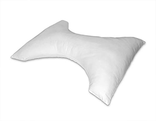 Flex Butterfly Pillow, Polyester, Blanco, 1 Unidad (Paquete de 1)