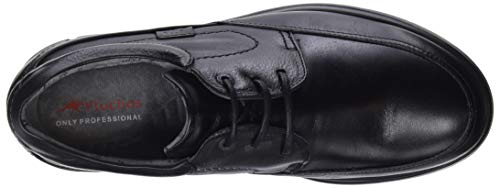 Fluchos New Professional, Zapatos de Trabajo Hombre, Negro (Sanotan Negro Negro), 41 EU