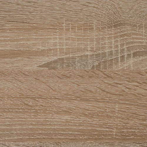 FMD Moebel 652 – 001 Colima 1 Mesa de Noche con Compartimento/2 cajones Madera marrón 35,0 x 40,0 x 61,5 cm
