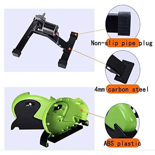 FMHCTN Pedal eléctrico ejercitador, Mini Ciclismo Resistencia Bicicletas, Rehabilitación Brazo y la Pierna Entrenador, aparatos de Gimnasia para la Tercera Edad (Greena)