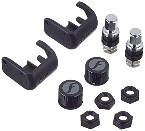 FOBO FB1574 - Sistema de monitorización de presión para bicicleta (Bluetooth, TPMS), color negro