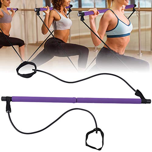 FOLOSAFENAR Palillo de Pilates de Yoga, Palo de Pilates Multiusos Conveniente para Llevar Durable para el Equipo del Ejercicio