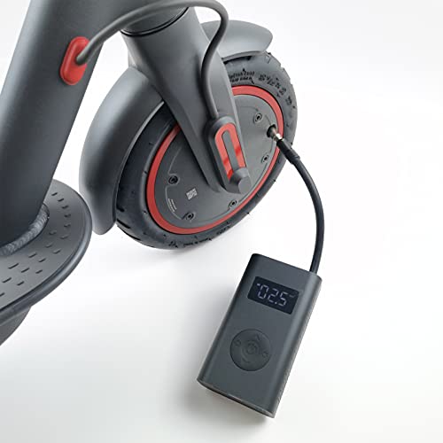 FOLOSAFENAR Sensor de Presión de Neumáticos Digital Inteligente LED, Bomba de Aire Eléctrica de Carga Automática con Luces LED para Varias Boquillas para Neumáticos de Bicicleta Neumáticos de Scooter