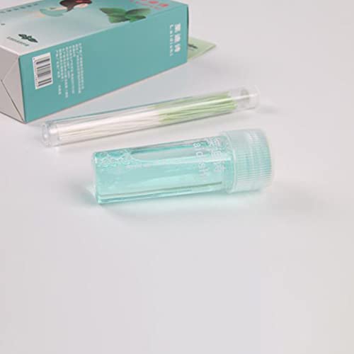 FOMIYES 2 Set de Pendientes Limpiador de Agujeros Pendientes de Hilo Dental Agujero Piercing Después del Cuidado Fragancia de Rosa Menta Eliminación de Olores Herramienta de Limpieza para