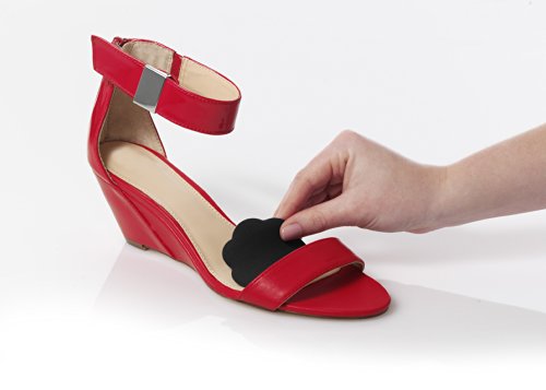 FOOT PETALS - Tip Toes - Almohadilla - Media plantilla de Poron® (Negro)