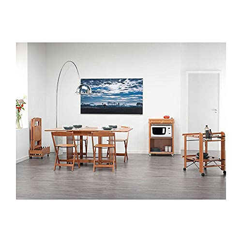 Foppapedretti Luna Silla Plegable, Madera, Nogal