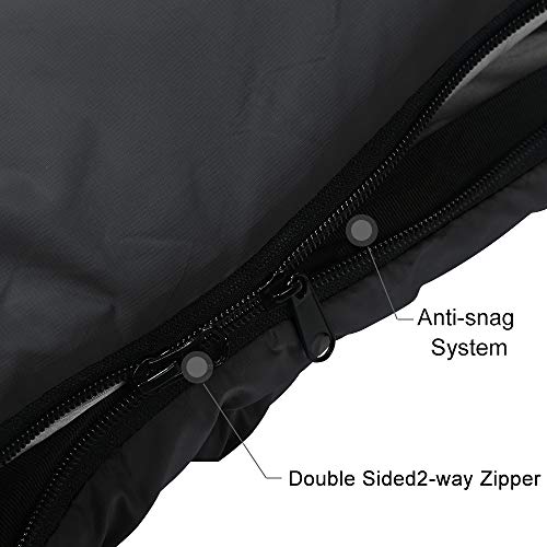 Forceatt Saco de Dormir Portátil Individual,Adecuado para 2-3 Estaciones y con un Peso de Solo 0.8 kg, Equipo de Campamento Ideal para Adultos y Niños, Viajes, Senderismo y Actividades al Aire Libre