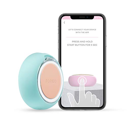 FOREO UFO mini 2 Mint, dispositivo de revitalización facial en 2 minutos con calor, masaje T-Sonic, luces LED de espectro completo, 2 años de garantía, para mascarillas UFO seleccionadas