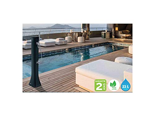 Formidra DS-HG142NO DS-HG142NO-Ducha Solar Collection Happy Go-23 L-Eelegante y funcional, unisex, 23 L, gris (antracita)