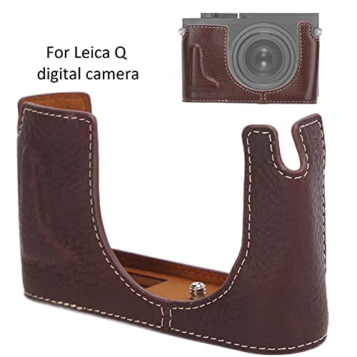 FOTABPYTI Estuche Básico para Medio Cuerpo para Cámara, Suave Y Cómodo Medio Bolso para Cámara, Anticaída, Ligero para Cámara Digital Q(Color café)