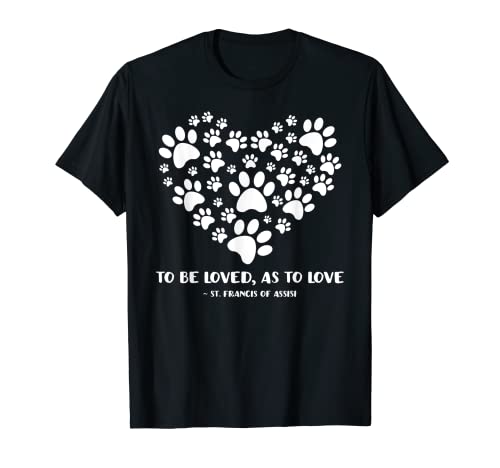 Francisco de Asís Patrono de los animales perros Camiseta