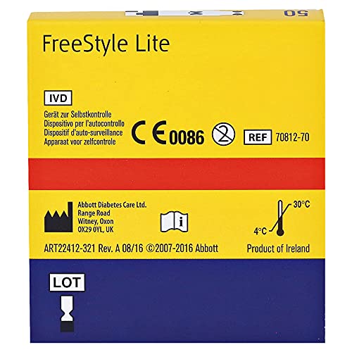 FREESTYLE LITE GLICEMIA 50STR