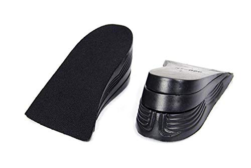 FreshGadgetz Alzas para Zapatos Plantillas Elevadoras Aumento 2-5cm en goma (Insoles-Half Pad)