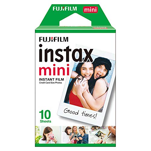 Fujifilm Instax Mini Brillo - Pack de 30 películas fotográficas Instantáneas (3 x10 hojas), color blanco
