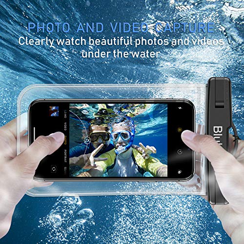 Funda Impermeable Móvil [6.5 inch*1+6 inch*2], Blukar 3 Unidades IPX8 Bolsa Impermeable Móvil Teléfono Universal Funda Sumergible Móvil para Phone XS MAX/XS/8 Plus, Huawei, Galaxy S10/S9, Sony etc.