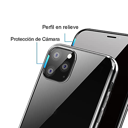 Funda iPhone 12 Pro MAX Enfermera Gel TPU | Funda para iPhone 12 Pro MAX Pro Axuliar Enfermeria Transparente | Funda Enfermera Transparente Grosor 2mm Silicona Proteccion de Camara para