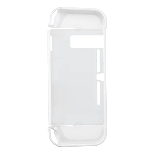 Funda para Gamepad, Fácil de Desmontar, Diseño Dividido, Fácil de Usar, PC + ABS Mateial, Carcasa para Gamepad con Mango en Forma de Arco para Viajes, para el Hogar, para(Gris Claro + Blanco)