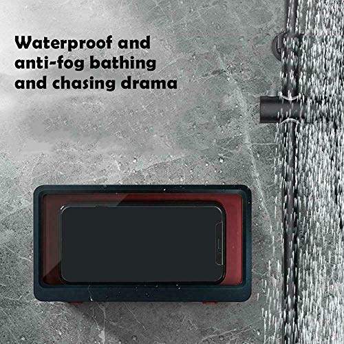 Funda para Teléfono de Pared Impermeable, Ducha Estuche Impermeable, para Teléfonos Móviles de Menos de 6,8 Pulgadas Escuchando Música, Películas en la Bañera, Ducha, Cocina