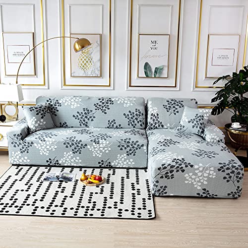 Fundas Sofa Elasticas, Fundas para Sofa 1/2/3/4 Plazas Fundas de Sofa Ajustables Antideslizante Decorativas Protector Sofa de Muebles (Sale de, Funda Sofa 2 plazas: 141-180 cm)