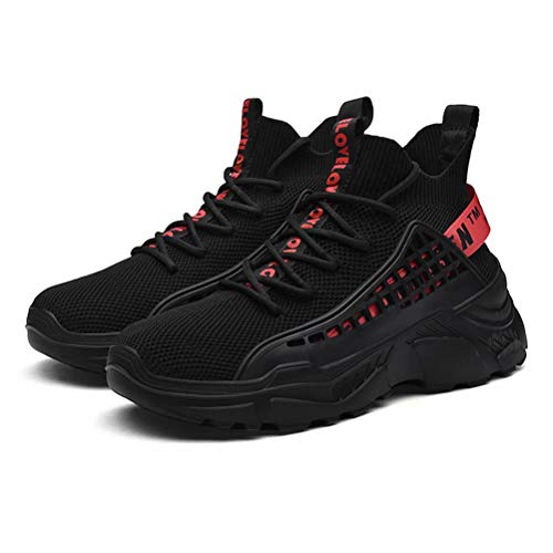 FUSHITON Zapatillas Altas Hombre Zapatillas Casual Calzado Deportivo Moda Sneakers Zapatos Antideslizantes Transpirable Cómodo Deportivas
