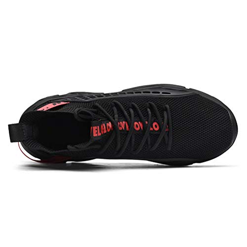 FUSHITON Zapatillas Altas Hombre Zapatillas Casual Calzado Deportivo Moda Sneakers Zapatos Antideslizantes Transpirable Cómodo Deportivas
