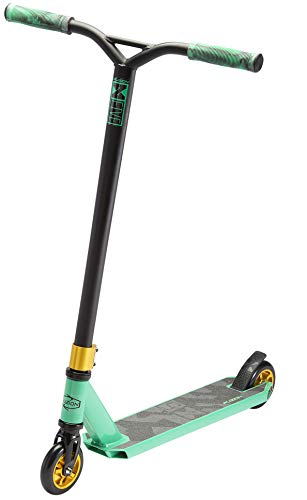 Fuzion X-5 Pro Scooters - Scooter de Truco - Scooter para Principiantes para niños de 8 años en adelante, Calidad Freestyle Kick Scooter para niños y niñas (Verde Azulado)