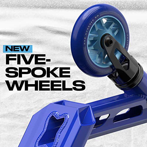 Fuzion X-5 Pro Scooters - Scooter de Truco - Scooter para Principiantes para niños de 8 años en adelante, Calidad Freestyle Kick Scooter para niños y niñas (2020 Azul)