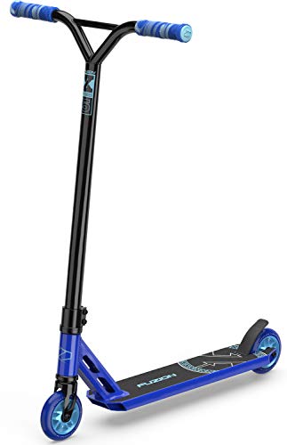 Fuzion X-5 Pro Scooters - Scooter de Truco - Scooter para Principiantes para niños de 8 años en adelante, Calidad Freestyle Kick Scooter para niños y niñas (2020 Azul)