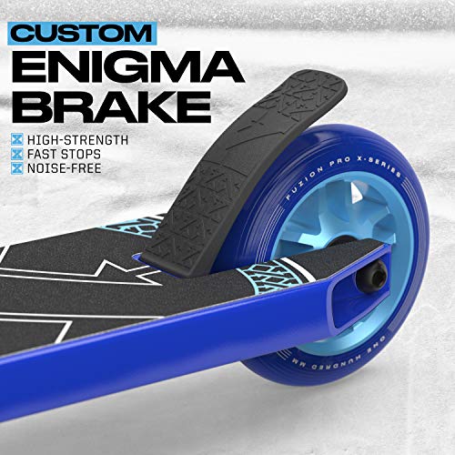 Fuzion X-5 Pro Scooters - Scooter de Truco - Scooter para Principiantes para niños de 8 años en adelante, Calidad Freestyle Kick Scooter para niños y niñas (2020 Azul)