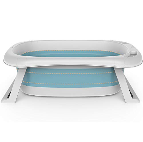 Gaojian Tina de bañera Plegable, bebé 0-6 años Ducha Cuenca con Taburete de baño de Temperatura, Espacio Grande Vertical Plegable Bañera Bañera Bañera Piscina para niños