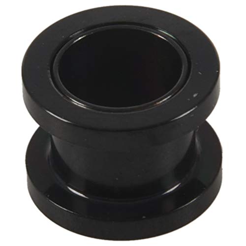Gaoominy Expansores De Camillas Para Los Oídos Tapones Para Túneles De Oído De cero Inoxidable 1.6-10Mm Juego De 16 Piezas Negras