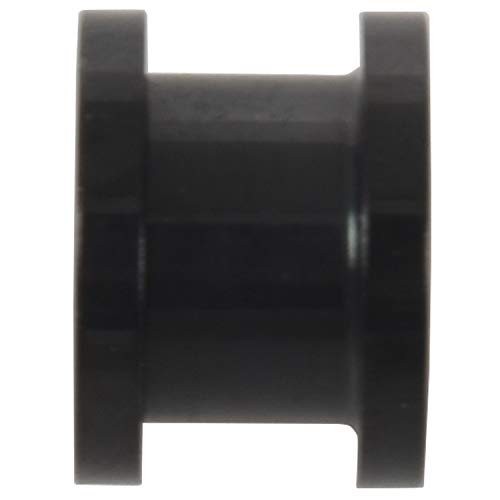 Gaoominy Expansores De Camillas Para Los Oídos Tapones Para Túneles De Oído De cero Inoxidable 1.6-10Mm Juego De 16 Piezas Negras