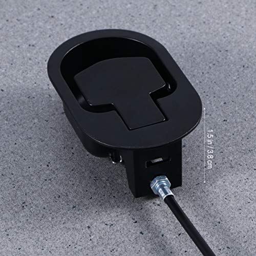 Garneck Tire de la manija del sillón reclinable Piezas de Repuesto del sillón de Aluminio Palanca de liberación del Cable de Resorte Manija de Metal para sillas de Masaje Sofá Sofá