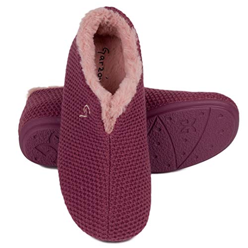 Garzon - Zapatilla Cerrada Garzon Mujer Mujer Color: Ciruela Talla: 38