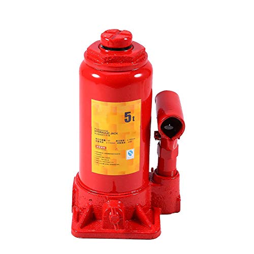 Gato Hidraulico para Coche, Gato de Coche de Sello Vertical, Gato Hidráulico, Gato de Elevación hidráulico Vertical de 5T, Carro de Botella, Resistente para Coche Furgoneta Camión Caravana