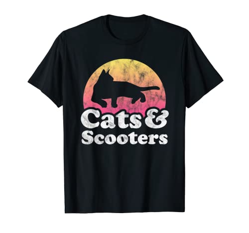 Gatos y Scooters Gato y Scooter para hombre o mujer Camiseta