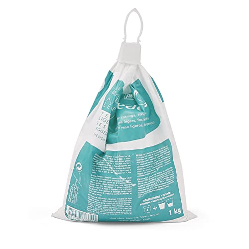 Gedeo - Yeso ligero, color blanco (1 kg)