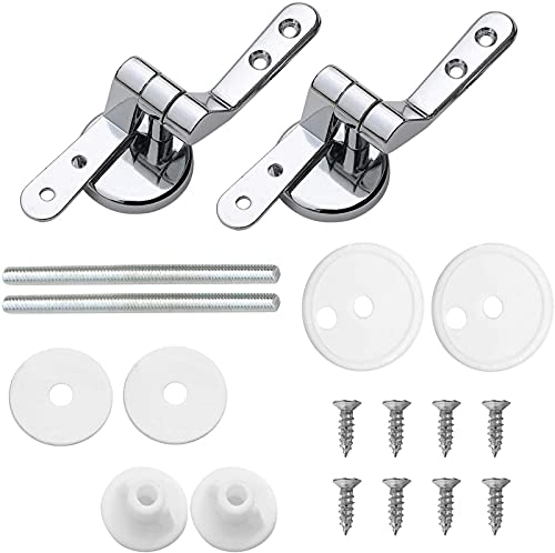 GeekerChip Bisagras par WC-Asientos,Juego de fijación Kit de reparación bricolaje de Closestool WC