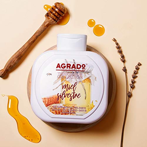 Gel de baño y ducha hidratante, gel de baño Miel Silvestre PH Neutro 750 ml - AGRADO