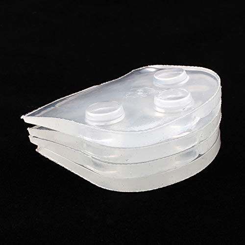 Gel Heel Cup - Inserción de silicona para hombres, plantillas para zapatos de mujer, para fascitis plantar, dolor en el talón, espolón óseo y soporte de absorción de choque