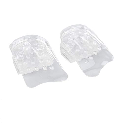 Gel Heel Cup - Inserción de silicona para hombres, plantillas para zapatos de mujer, para fascitis plantar, dolor en el talón, espolón óseo y soporte de absorción de choque