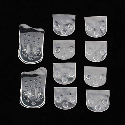 Gel Heel Cup - Inserción de silicona para hombres, plantillas para zapatos de mujer, para fascitis plantar, dolor en el talón, espolón óseo y soporte de absorción de choque