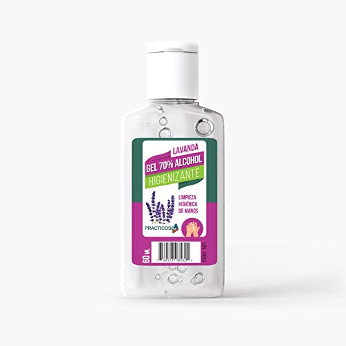 Gel Hidroalcohólico 60ML 70% Alcohol (Lavanda) [9 Unidades] Fabricado en España